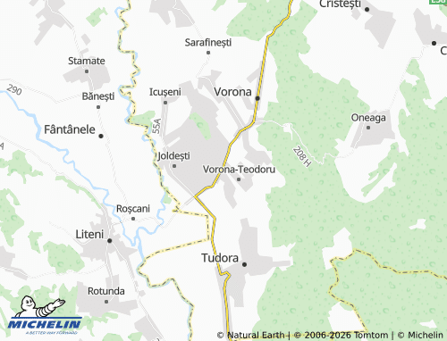 MICHELIN Vorona Mare map - ViaMichelin