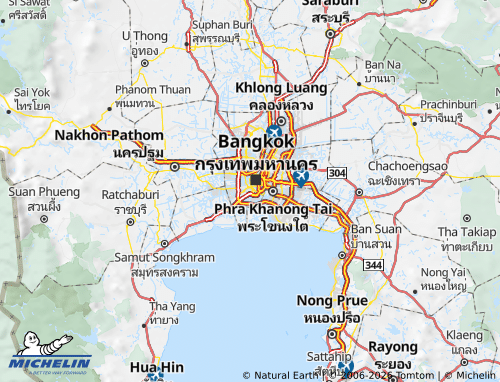 Mapa MICHELIN Chom Thong - ViaMichelin