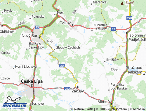Mappa MICHELIN Svitava - ViaMichelin