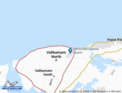 Mapa MICHELIN Kankesanthurai Centre - ViaMichelin
