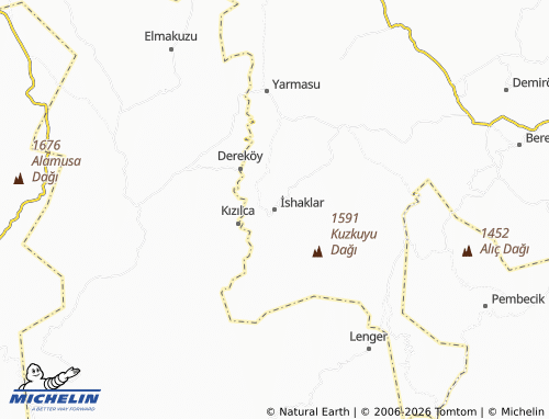 Mapa MICHELIN İshaklar - ViaMichelin