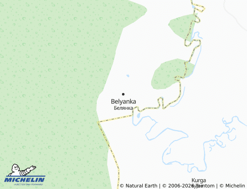 MICHELIN-Landkarte Belyanka - ViaMichelin