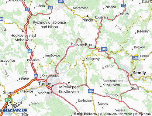 MICHELIN-Landkarte Besedice - ViaMichelin