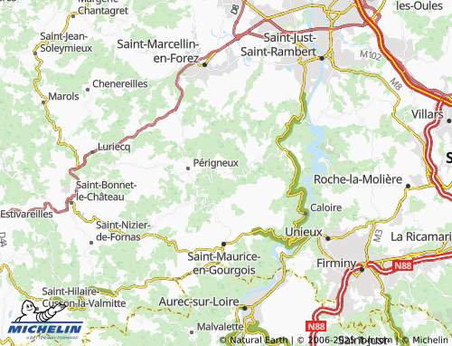 Carte MICHELIN Chenereilles - ViaMichelin