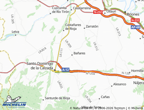 Mapa MICHELIN Bañares - ViaMichelin