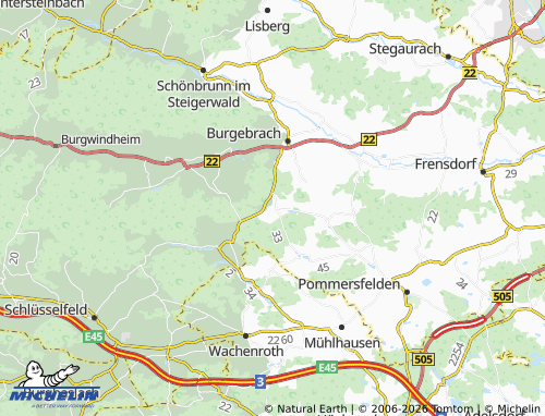 MICHELIN Treppendorf map - ViaMichelin