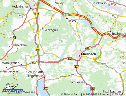 Carte MICHELIN Steiner - ViaMichelin