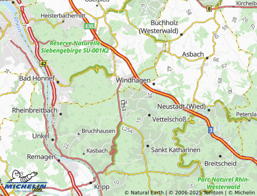 MICHELIN Schweifeld map - ViaMichelin