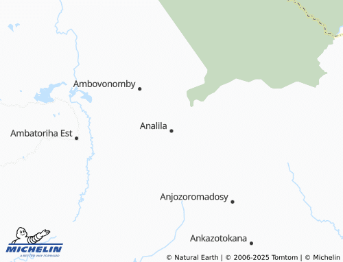 MICHELIN Analila map - ViaMichelin