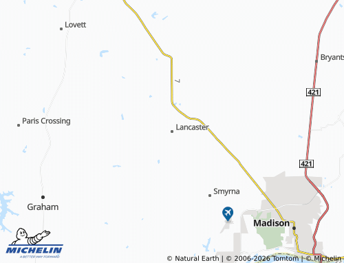 Kaart MICHELIN Lancaster - ViaMichelin