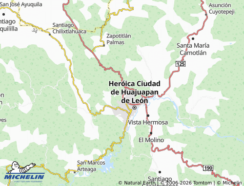 Carte MICHELIN General Lázaro Cárdenas, Fidepal - ViaMichelin