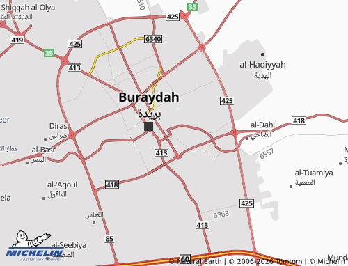 MICHELIN-Landkarte al-Fakhiriya - ViaMichelin