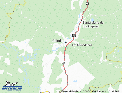 Mappa MICHELIN Acaponeta - ViaMichelin