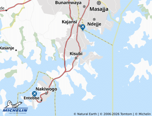 Mappa MICHELIN Kisubi - ViaMichelin