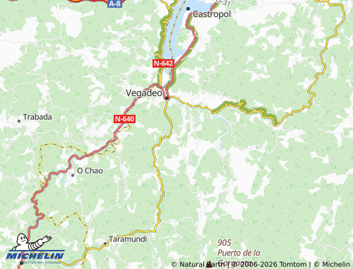 MICHELIN-Landkarte Estelo - ViaMichelin
