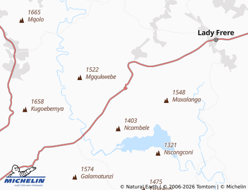MICHELIN-Landkarte eThafeni - ViaMichelin