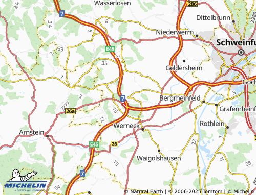 MICHELIN Eckartshausen map - ViaMichelin