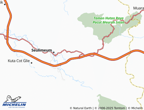 MICHELIN Meunasah Baro map - ViaMichelin