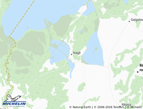 Mapa MICHELIN Nagļi - ViaMichelin