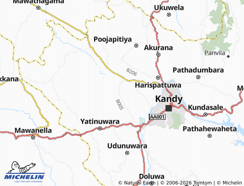 Mappa MICHELIN Pelawa Ihalagama - ViaMichelin
