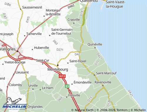 Kaart MICHELIN Ozeville - ViaMichelin