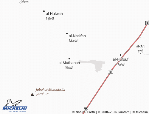 MICHELIN-Landkarte Asheerah - ViaMichelin
