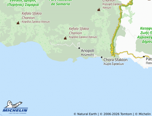 Mapa MICHELIN Loutro - ViaMichelin