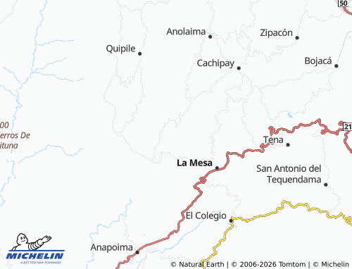 Carte MICHELIN El Espinal - ViaMichelin