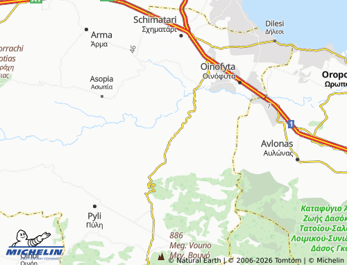 MICHELIN Kleidi map - ViaMichelin