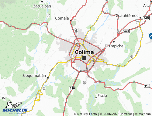 MICHELIN La Tapatía map - ViaMichelin