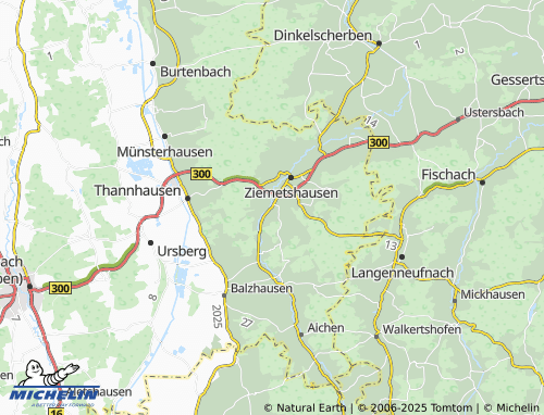 MICHELIN Muttershofen map - ViaMichelin