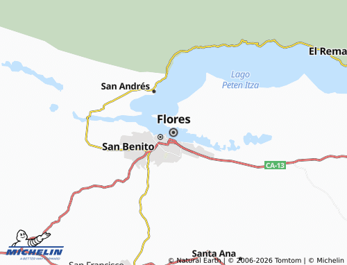 MICHELIN Flores map - ViaMichelin
