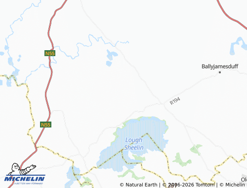 Carte MICHELIN Ballyheelan - ViaMichelin