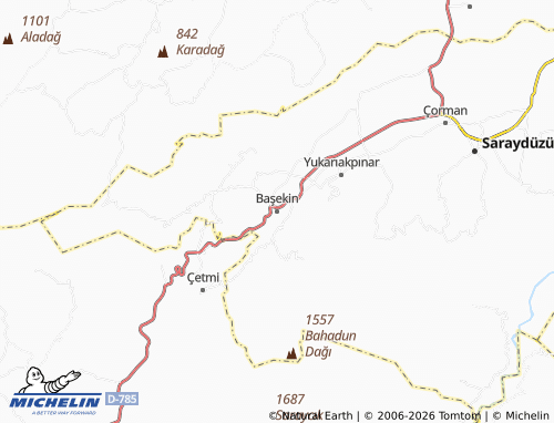 Mappa MICHELIN Başekin - ViaMichelin