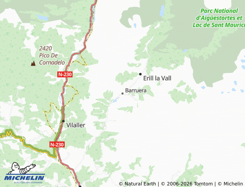 Mappa MICHELIN Barruera - ViaMichelin