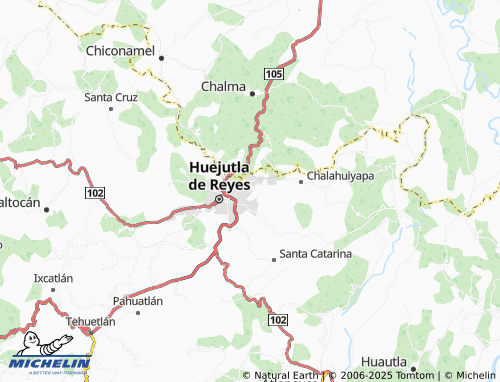 MICHELIN Fraccionamiento San Román map - ViaMichelin