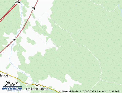 MICHELIN Cerro Santiago map - ViaMichelin