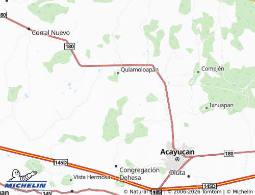 Mapa MICHELIN Michapan Paso Real - ViaMichelin