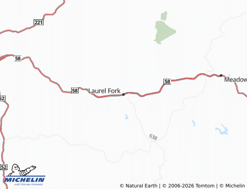 Mapa MICHELIN Laurel Fork - ViaMichelin