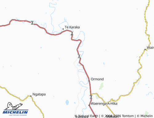 Mapa MICHELIN Waipaoa - ViaMichelin