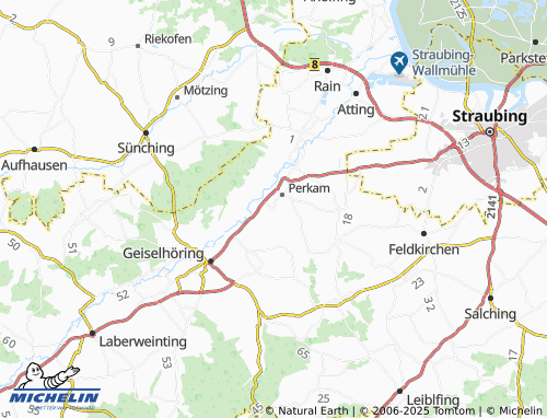 MICHELIN Frauenhofen map - ViaMichelin
