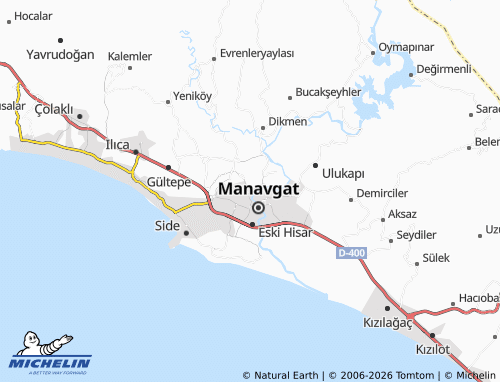 MICHELIN Çağlayan map - ViaMichelin