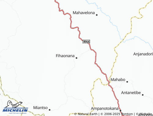 MICHELIN-Landkarte Fihaonana - ViaMichelin