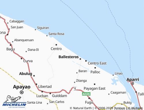 Mappa MICHELIN Cabaritan West - ViaMichelin