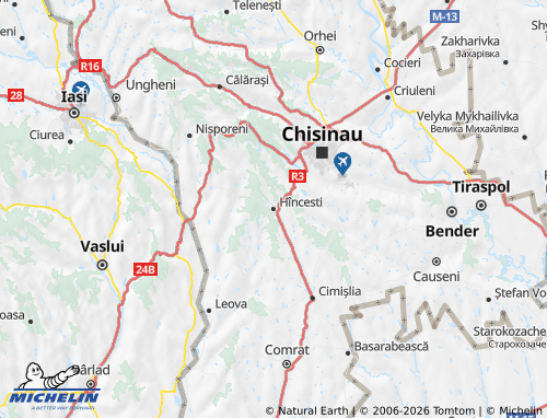 Mappa MICHELIN Hîncești - ViaMichelin