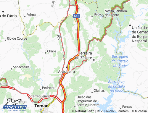 Mappa MICHELIN Telheiro de Cima - ViaMichelin