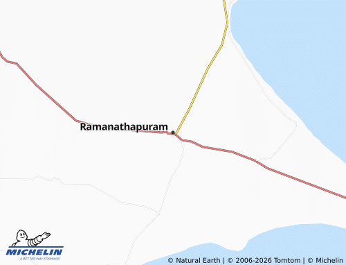 MICHELIN Ramanathapuram map - ViaMichelin