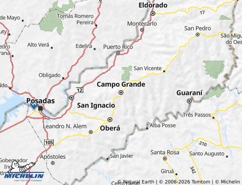 Carte MICHELIN Cainguás - ViaMichelin