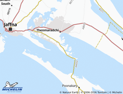 Mapa MICHELIN Thanankilappu - ViaMichelin