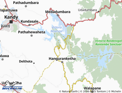 MICHELIN Idamalanda map - ViaMichelin